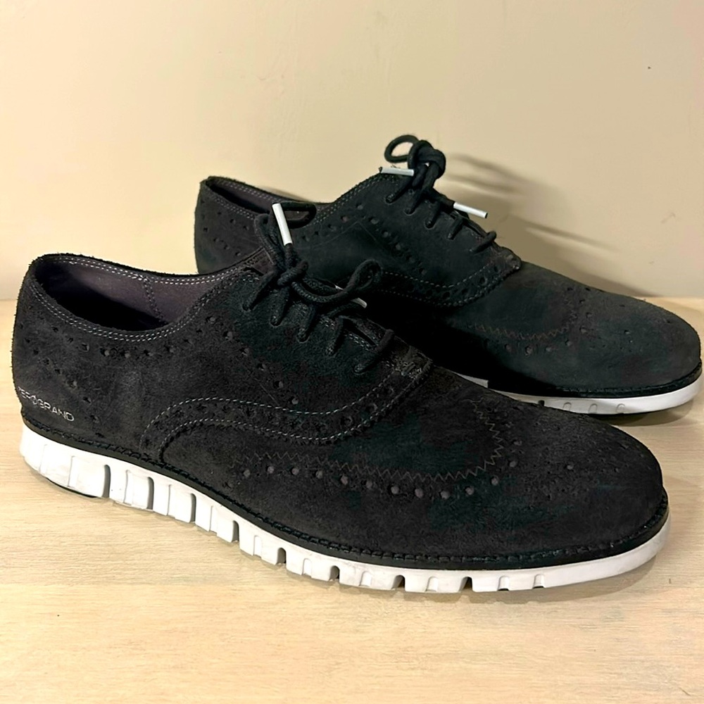 Men’s 10.5 Cole Haan original grand brown suede runners and oxfords